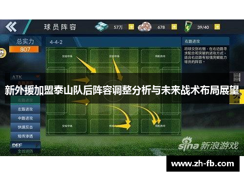 新外援加盟泰山队后阵容调整分析与未来战术布局展望